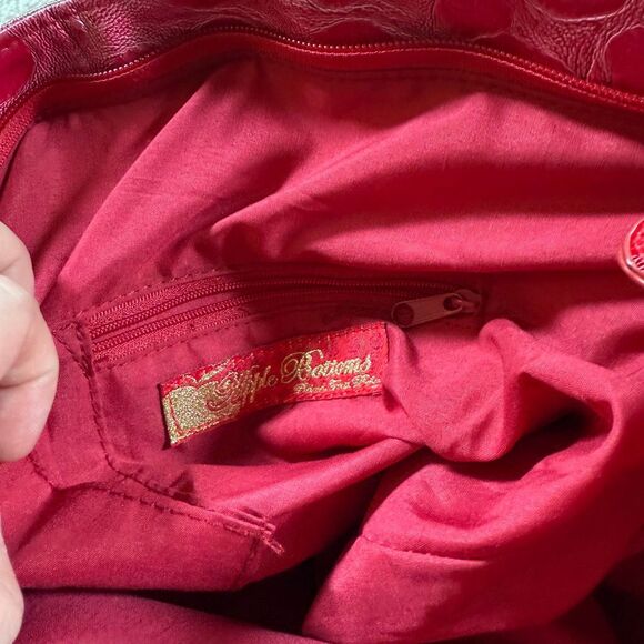 Vintage Y2K Apple Bottoms Tote Shoulder Bag & Matching Wallet Set - Picture 5 of 10